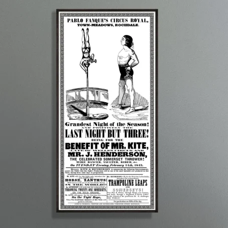 The Beatles - Benefit of Mr Kite - Framed Print